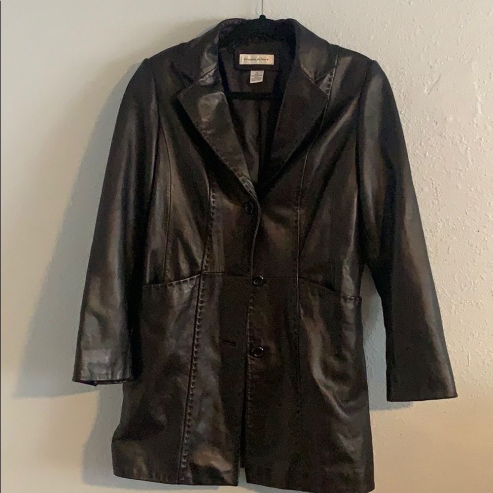 Leather Blazer Jacket